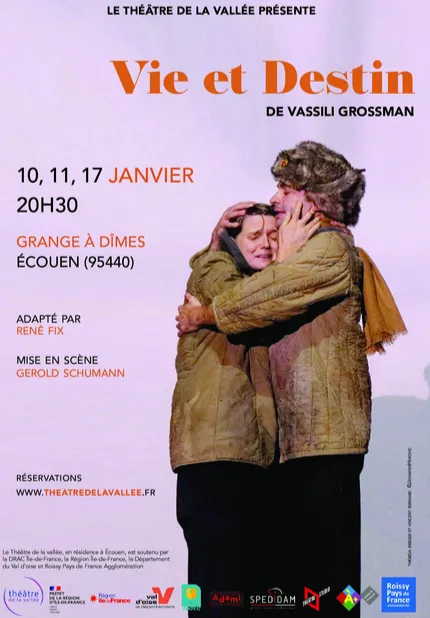 RC Affiche. Théâtre-Studio. Vie et destin, d|après Vassili Grossman - adaptation René Fix - mise en scène Gerold Schumann. 2025-01-21.jpg